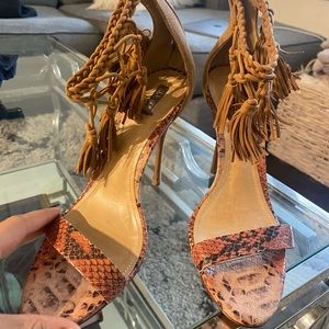 SCHUTZ Snake Print Shoes